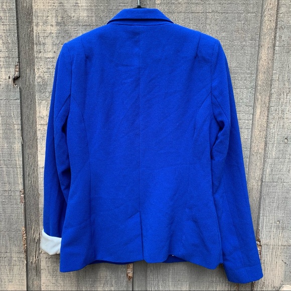 Cobalt Blue Fitted Blazer - Picture 3 of 3